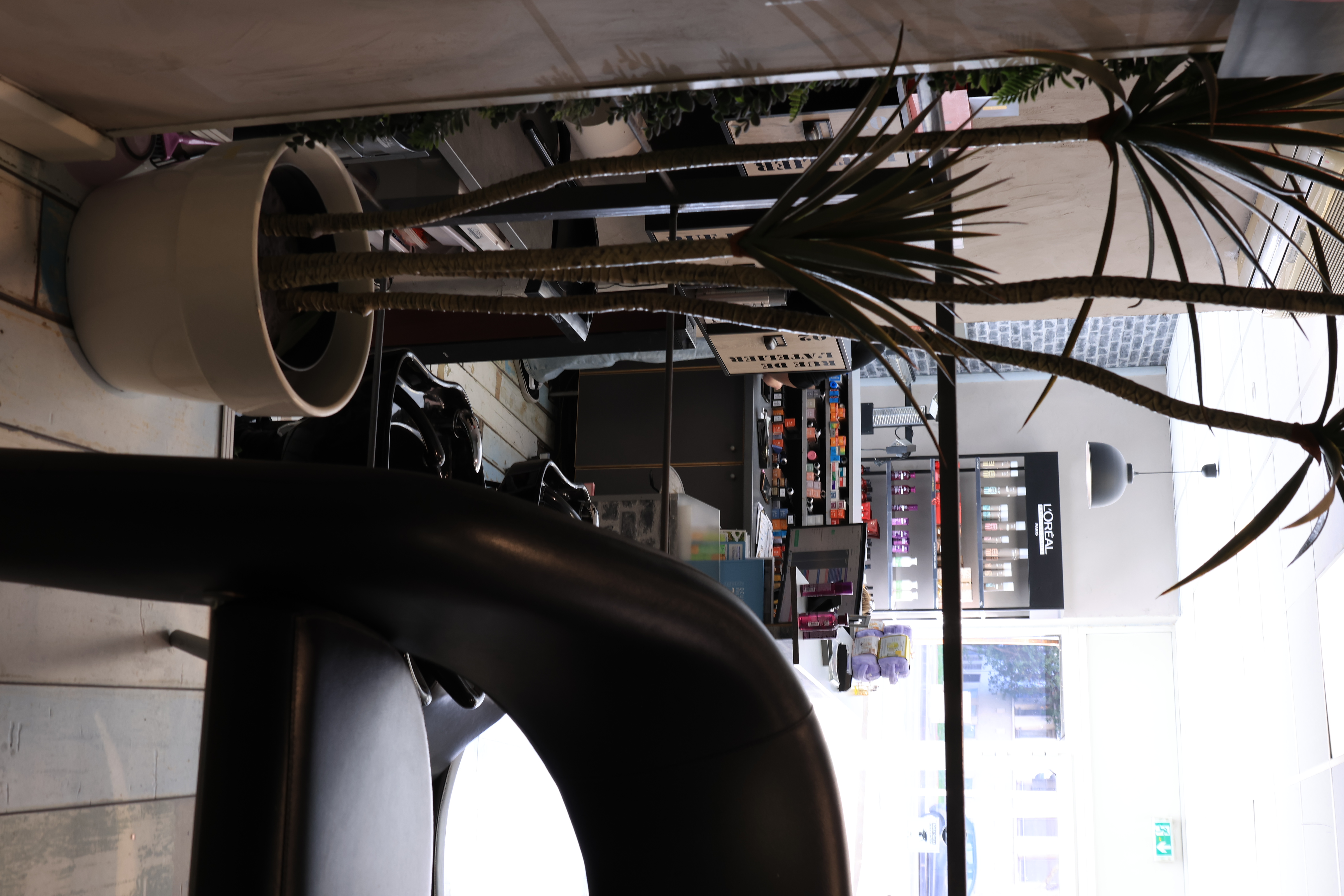 Salon de coiffure Sublime.R - Ambiance et mur végétal